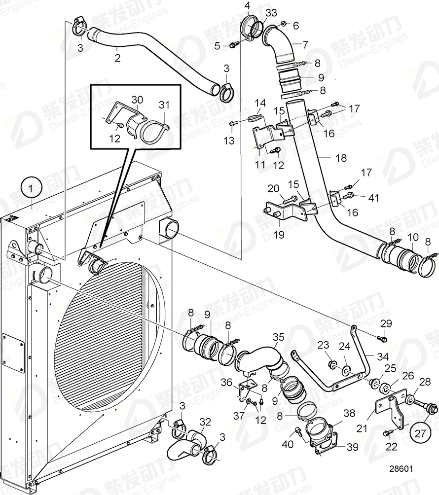 volvo penta Bracket 22471286 Drawing volvo penta Bracket 22471286 Drawing